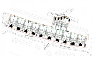 Plans for the Leeds & Yorkshire Housing Association development in Wombwell.