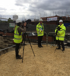 The Termrim Construction and South Yorkshire Housing Association site near Sheffield was filmed for a housebuilding conference.